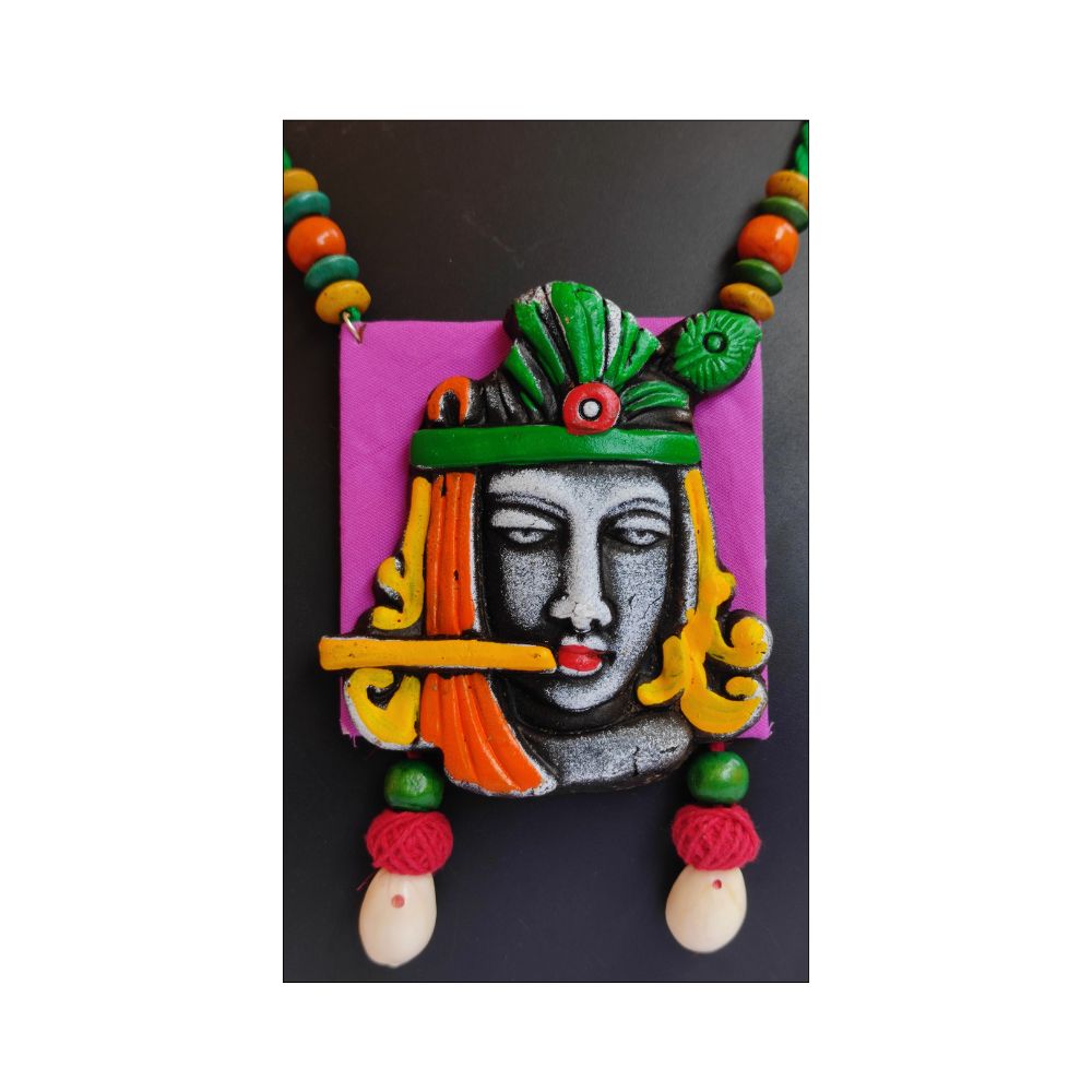 Handmade Terracotta Jewelry Set - Image 3